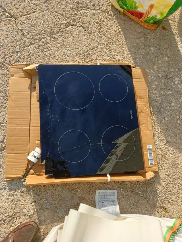 Placa de inducción ( cristal partido)