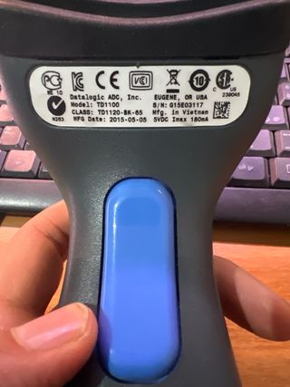 Lettore codici a barre usb