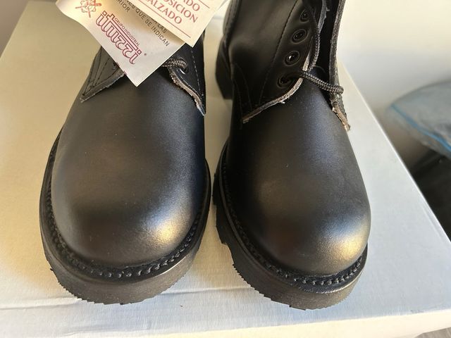 Botas piel negro Iturri n39 airsoft army E.T