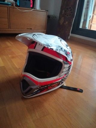 Casco de motocross .