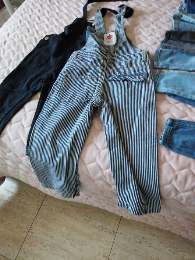 Lote 7 pantalones largos  18-24 meses niño,2 son