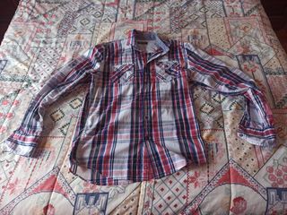 Camisa cuadros Zara