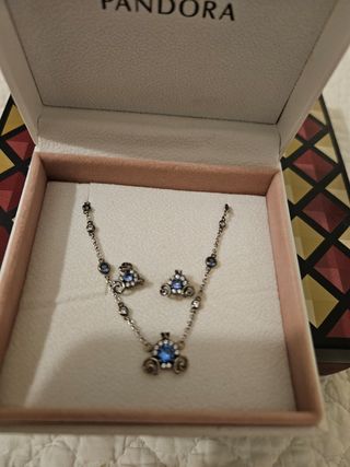Conjunto collar pandora y pendiente