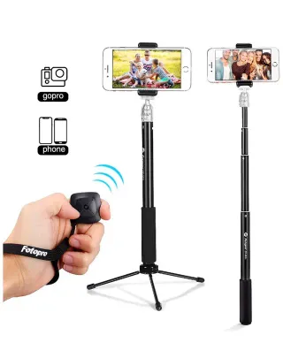 Palo trípode selfie foto