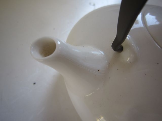 piccola teiera in porcellana