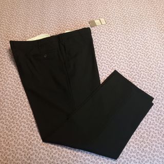 Pantaloni sartoriali neri in lana