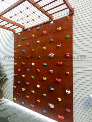 Parque infantil, rocodromo, interior, exterior #15