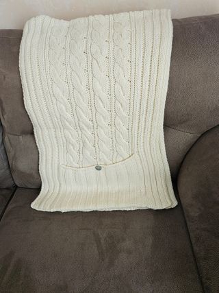 Scarpa donna di lana colore panna