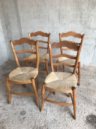 Sillas antiguas restauradas