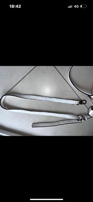 Borsa GUESS bianca rosa