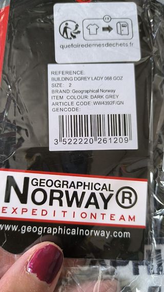 ♨️ Anorak Geographical Norway talla:M