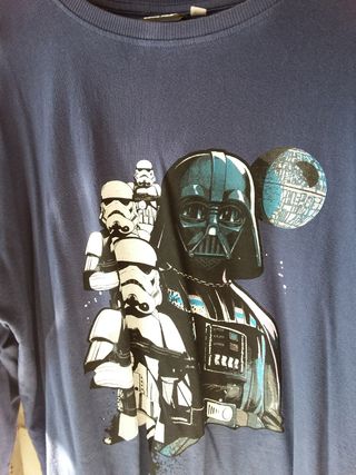 Camiseta hombre  Star Wars talla L ver medidas