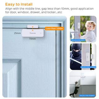 Sensore wireless per porte e finestre