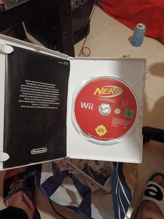 Videojuego nerf n-strike wii
