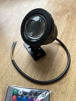 Luz LED RGB impermeable fuente subacuática,lámpara