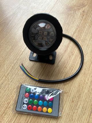 Luz LED RGB impermeable fuente subacuática,lámpara