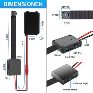 Cámara espía 1080P de vigilancia