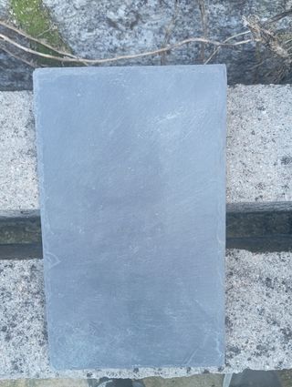 Plato de piedra pizarra canapé 15x25 cm