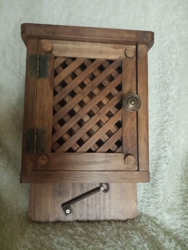 Portallaves madera rustico