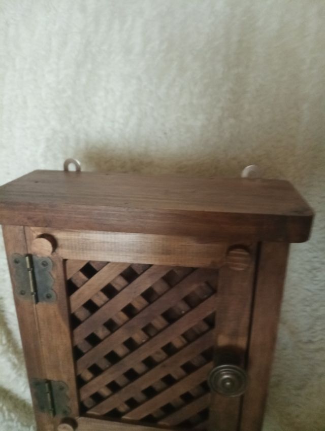 Portallaves madera rustico