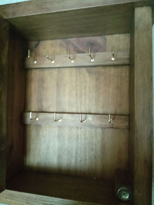 Portallaves madera rustico