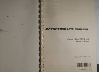 Manuale vintage Olivetti M240