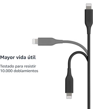 Cable iphone linghning 1.8m 1x4€ 3x10€