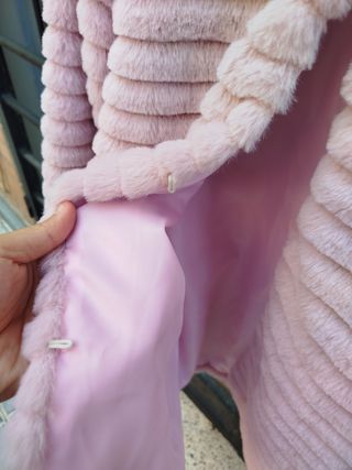 Chaqueta pelo rosa NUEVA