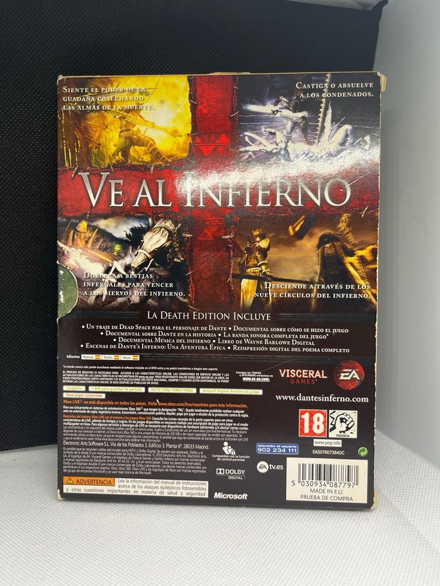 Dantes inferno death edition xbox