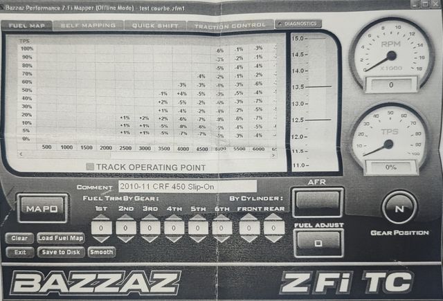 Bazzaz z-fi fuel injection system CRF 45