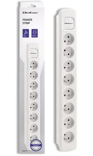 QOLTEC 50280 Multipresa 8 PRESE 1,8 M