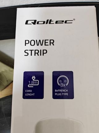 QOLTEC 50280 Multipresa 8 PRESE 1,8 M