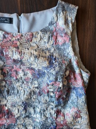 Vestido blonda 42