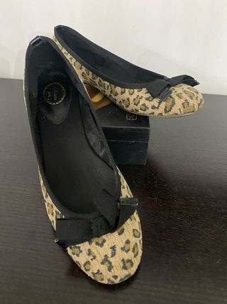 Bailarinas animal print nuevas talla 40