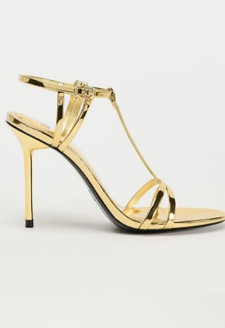 Zapatos dorados 