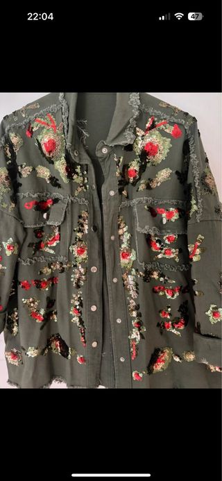 Sobrecamisa lentejuelas