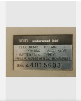 Calcolatrice Vintage Olivetti