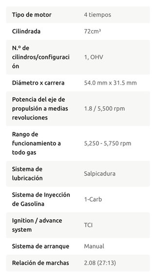 Motor fueraborda  Yamaha 2.5 CV