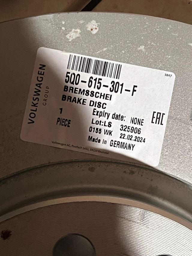 URGE Discos de freno tiguan 2017