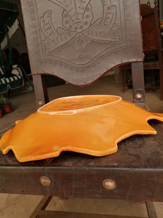 fruteira/centro de mesa grande , ceramicas destin