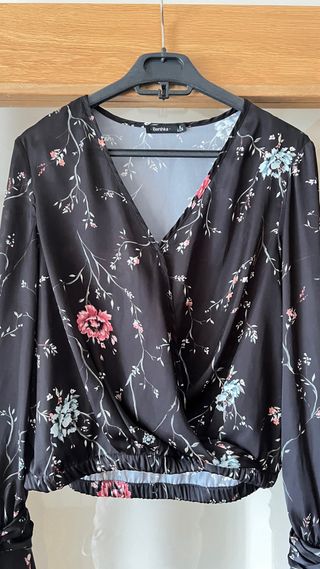 Blusa “Bershka” estampada