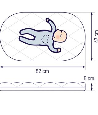 Colchón para moisés XL Dr. Lübbe