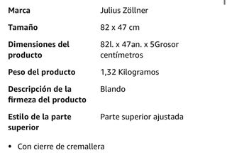 Colchón para moisés XL Dr. Lübbe