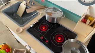 Cocina Juguete de Madera con extras