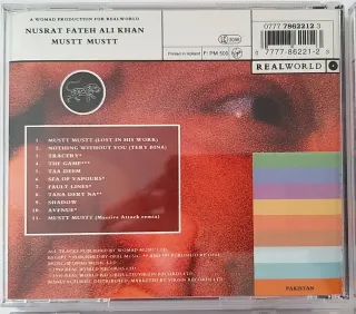 NUSRAT FATEH ALI KHAN x 4 ALBUMS FROM REAL WORLD