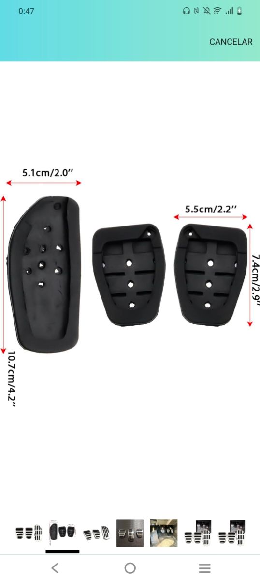 PEDALI AUTO MEGANE CONQUEST