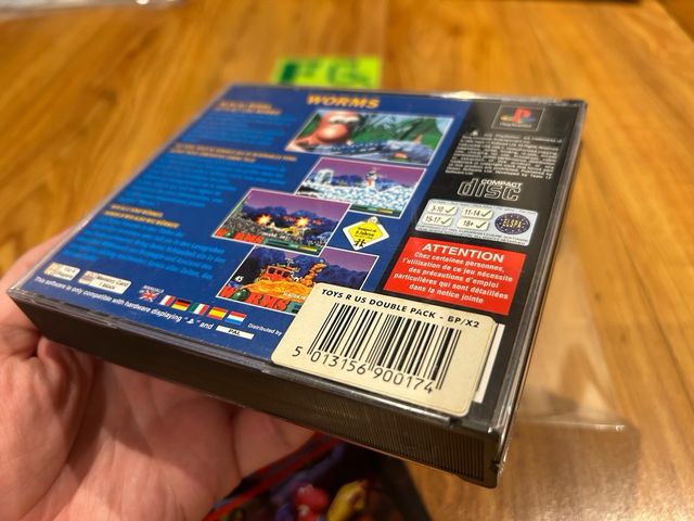Worms caja doble playstation ps1