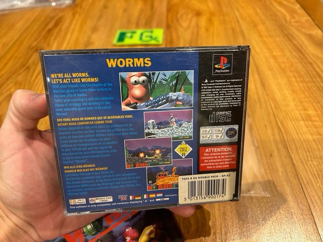 Worms caja doble playstation ps1