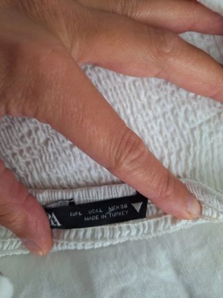 Mono blanco de Zara