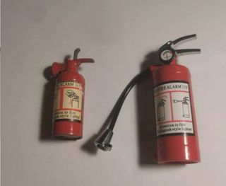Lotto 2 Accendini Vintage estintori estintore